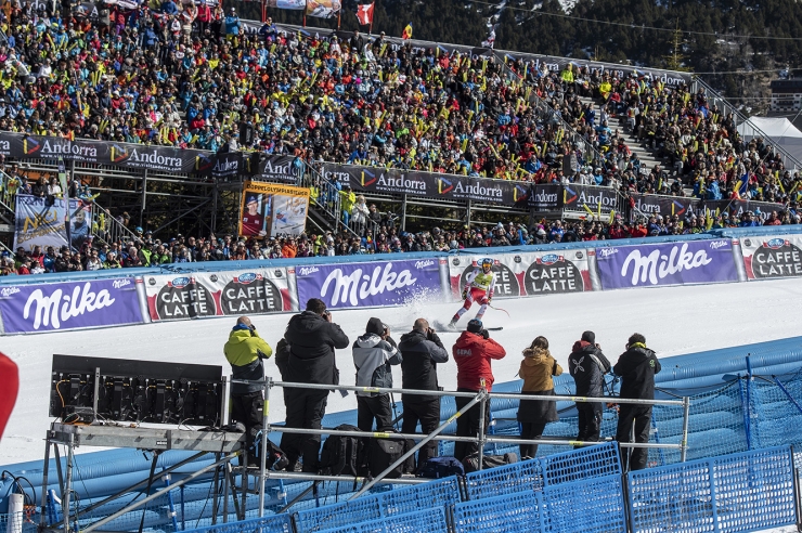 Ambient a les finals de la copa del món del 2019.